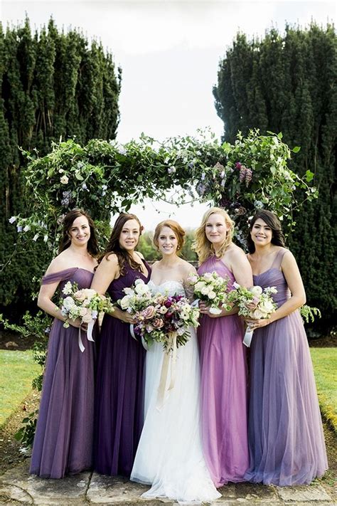 Mauve And Purple Mismatched Bridesmaid Dresses Convertible Vb1017 Artofit