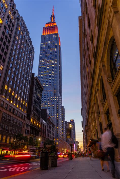 Empire State Building At Sunset Cityscapes Photography On Fstoppers