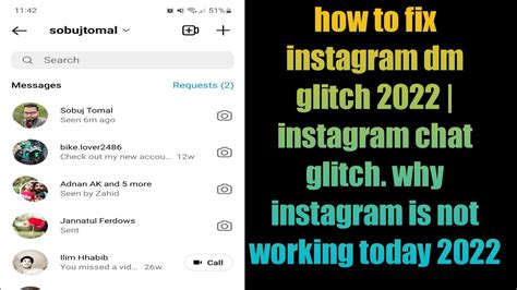 How To Fix Instagram Dm Glitch 2022 Instagram Chat Glitch Why