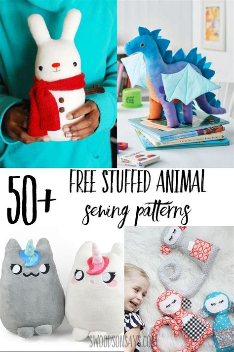 Whether you are sewing for yourself, your family or as a gift, you will find the perfect sewing. 50+ free printable stuffed animal patterns | Sewing ...