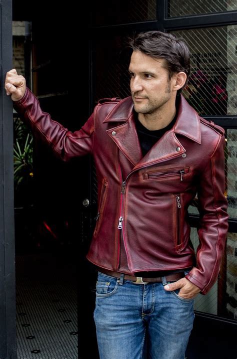 Melbourne Leather Jacket Special Edition Distressed Mahogany