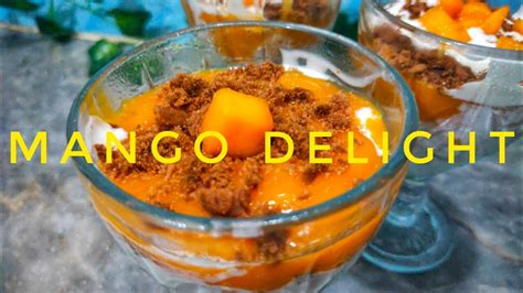 Mango Delight Summer Special Mango Dessert Cooks Heaven Youtube