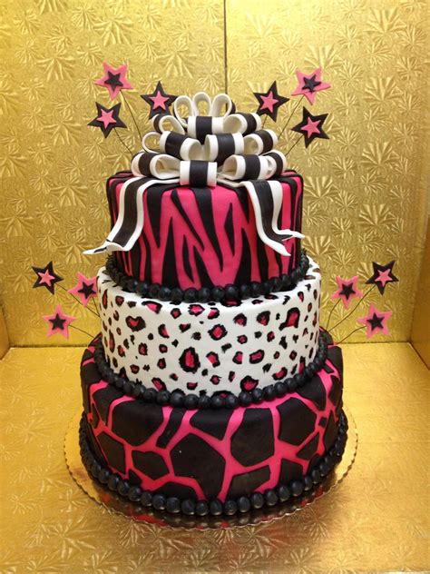 Leopard Print Cakes - Decoration Ideas | Little Birthday Cakes