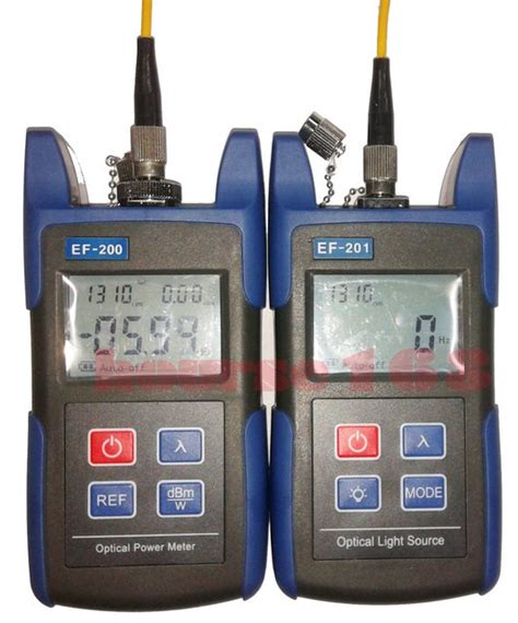 Fiber Optic Cable Tester Kit With Optical Power Meter And Optical Light Source 13101550nm In