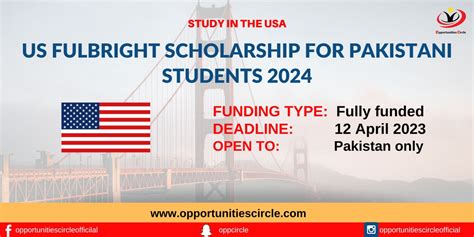 Us Fulbright Scholarship For Pakistani Students 2024 Fully Funded