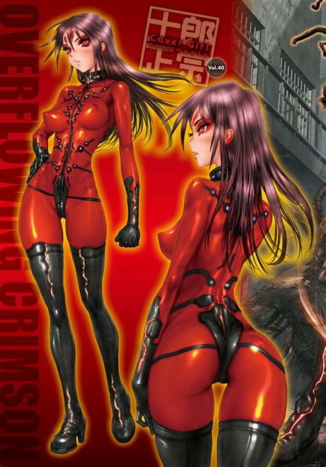 Shirou Masamune Overflowing Crimson Comic Anthurium Highres 1girl
