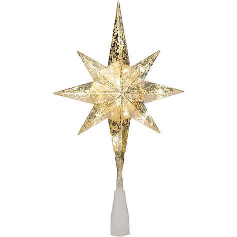 Home Accessories Christmas Geminimall 20cm Gold Glitter Star Christmas