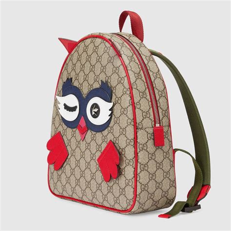 Gucci Childrens Owl Backpack Detail 2 Girls Bags Bags Kids Bags