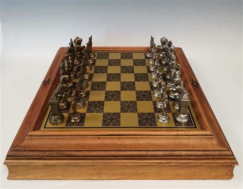 Lot 13 An Italfama Napoleon Bonaparte Chess Set With