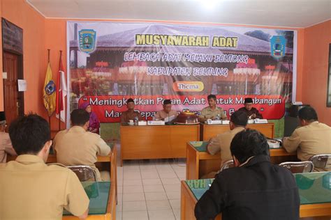 Musyawarah Adat Melayu Belitong Resmi Dibuka Media Center Kabupaten