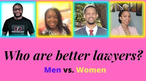 Who Are Better Lawyers Men Or Women Are Women More Succesful Are Men