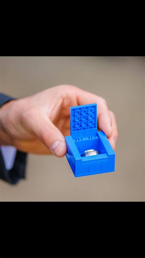 Lego Ring Box Lego Wedding Lego Engagement Lego