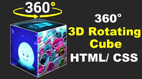 3d Rotating Cube Animation Using Html Css Css Animation Tutorial For