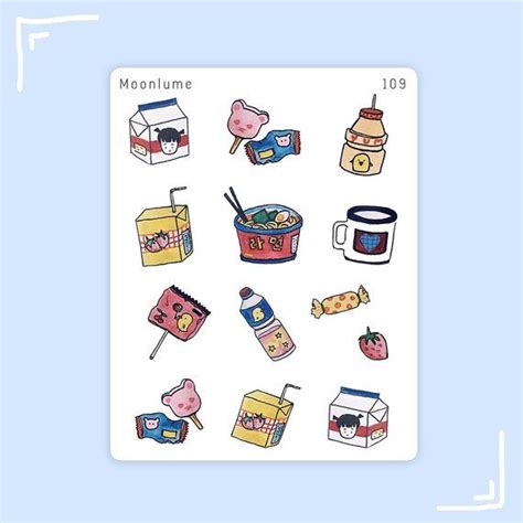 Stiker Orang Kawaii Stickers Printable Korean Aesthetic Sticker Pack