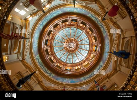 The Dome Kansas State Capitol Topeka Kansas Usa Stock Photo