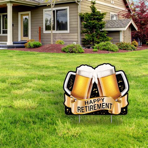 Buy Retirement Party Yard Sign Lawn Decorations And T Party Yard