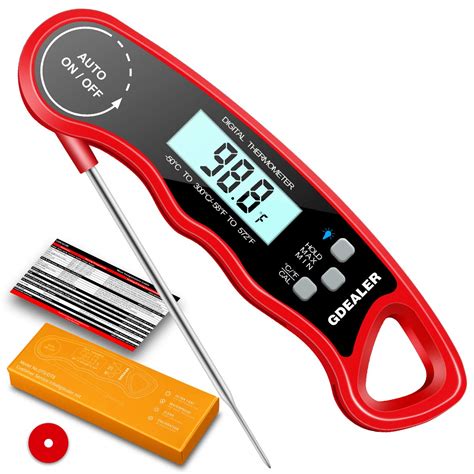 Dt09 Waterproof Digital Instant Read Meat Thermometer With 46 Folding