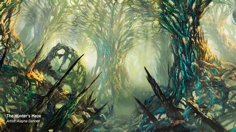 The Hunters Maze Mtg Art From Phyrexia All Will Be One Set By Alayna
