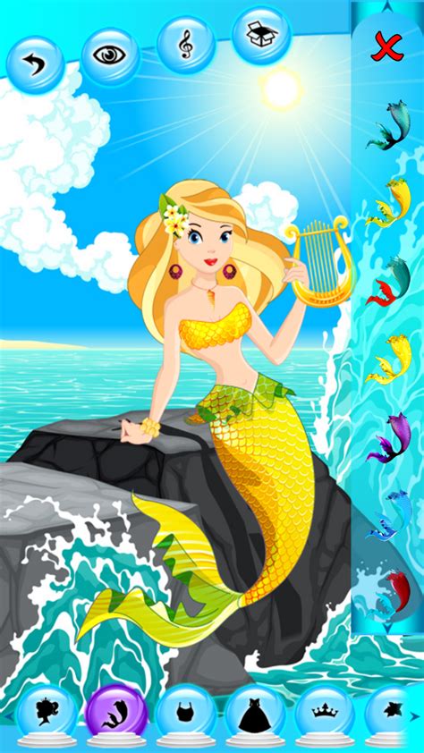 Spring is almost here, yay! Princess Mermaid Dress Up Games