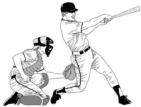 Stats on this coloring page. Trends For > Baseball Catcher Coloring Pages | Baseball ...