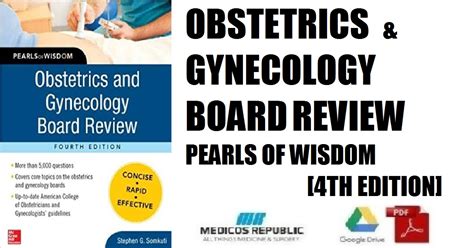 Obstetrics And Gynecology Board Review Pearls Of Wisdom Pdf