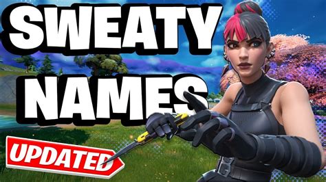 40 Sweaty Things To Put In Your Fortnite Name 2022 YouTube