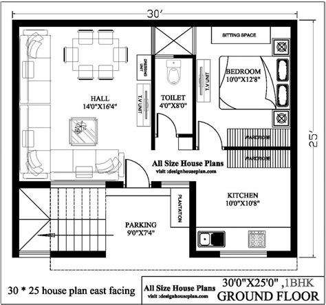 25 30 House Plan 30x30 House Plan September 2023 House Floor Plans