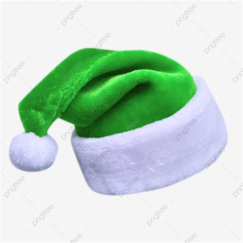 A Short Haired Green Christmas Hat Add Cashmere Shorthair Thicken