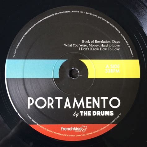 The Drums Portamento Used Vinyl High Fidelity Vinyl Records And
