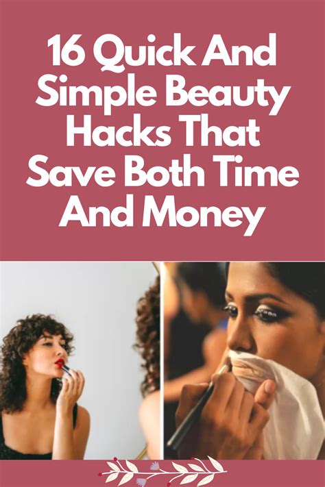 16 Quick And Simple Beauty Hacks That Save Both Time And Money In 2021 Beauty Hacks Simple