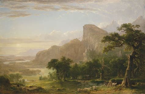 Asher Brown Durand Landscape Scene From Thanatopsis 1850 In