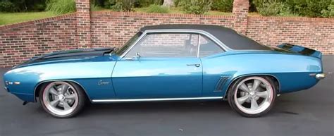 Gorgeous 1969 Chevy Camaro Z28 In Lemans Blue Hot Cars