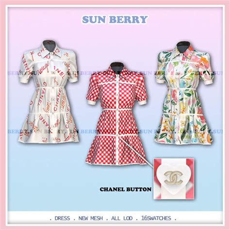 Sims 4 Sunberry Heart Dress 82 The Sims Book