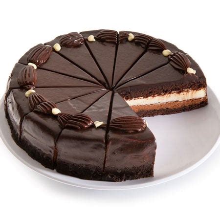 The rich treats come in several ways, such as ready to eat, frozen, healthy soybean. White & Dark Chocolate Mousse Cake by GourmetGiftBaskets.com