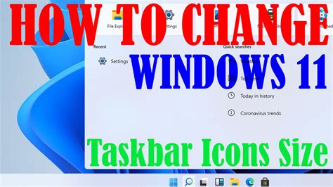 How To Change Taskbar Icons Size In Windows