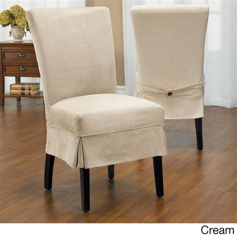 Fits by sure fit for dining room chair about one place. New! Sure Fit Relaxed Fit Dining Chair Slipcover Suede ...