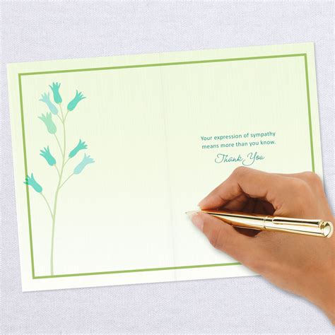 Thank You For Your Sympathy Card Greeting Cards Hallmark
