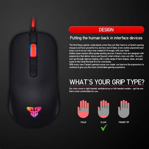 Fantech G10 Rhasta Gaming Rgb Mouse Central Computers