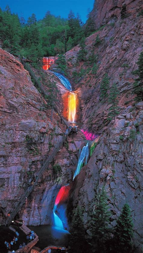 Seven Falls In Colorado Is One Of The Best Staircase