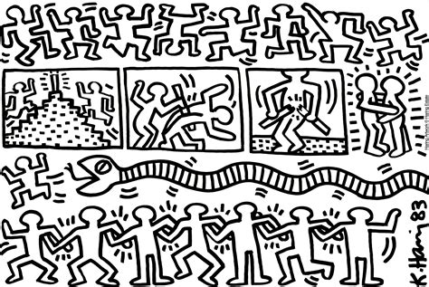 Keith Haring Drawing At Getdrawings Free Download