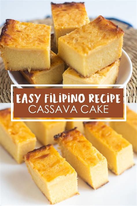 Easiest Cassava Cake Ever Simply Bakings Recipe Cassava Cake Baking Cake Recipes