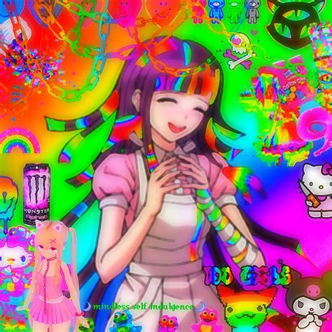 Rainbowcore Glitchcore Mikan Tsumiki