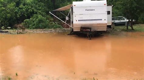 Flooded Campground People Living At A Campground In Rutherfordton Were Forced To Evacuate