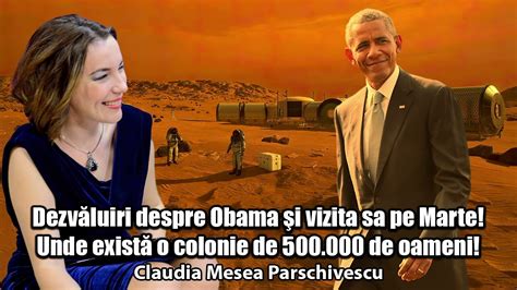 Dezvaluiri Incredibile Despre Obama Si Vizita Sa Pe Marte Unde Exista