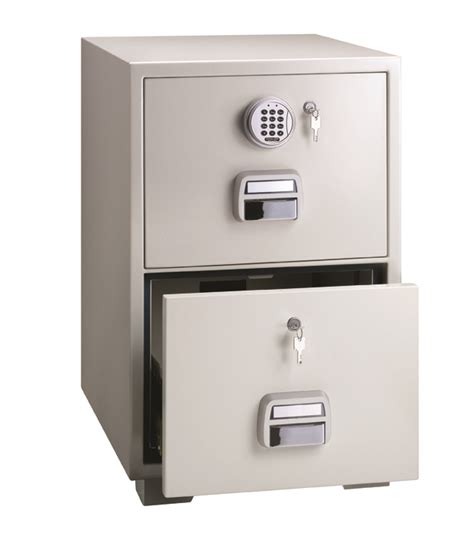 Fire resistant for up to 2 hours, and delivered free in the uk. LockTech Fire Resistant Filing Cabinet 680 2 Drawer ...