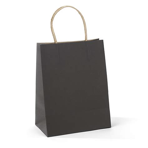 8 x 4 3/4 x 10 1/2 black shopping bags w/ handles 250/case. Cheap Black Paper Gift Bags Wholesale, find Black Paper ...