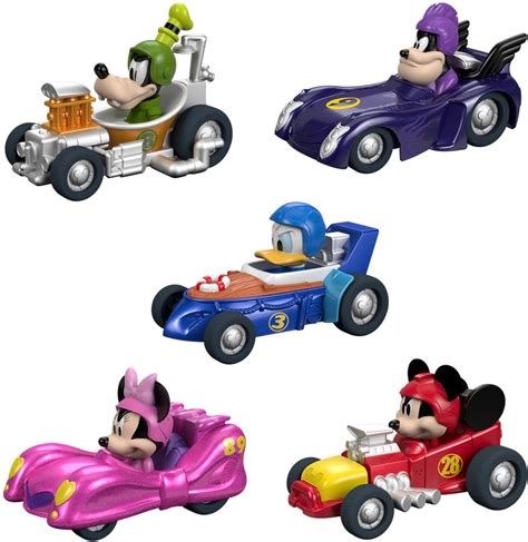 Fisher Price Disney Mickey And The Roadster Racers Hot Rod 5 Pack One