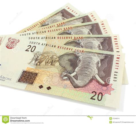 Valuta Sudafricana Fotografia Stock Immagine Di Africa 21349214