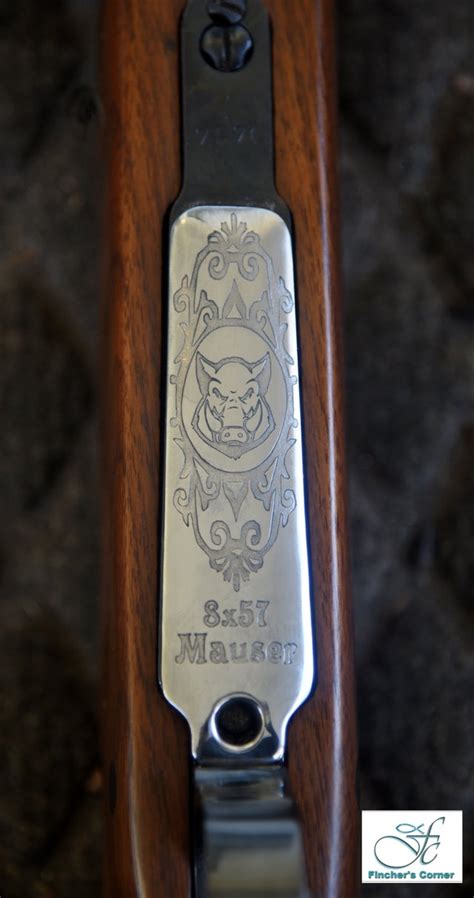 Wild Boar Hog And Caliber Engraving Service On Your 700 Remington