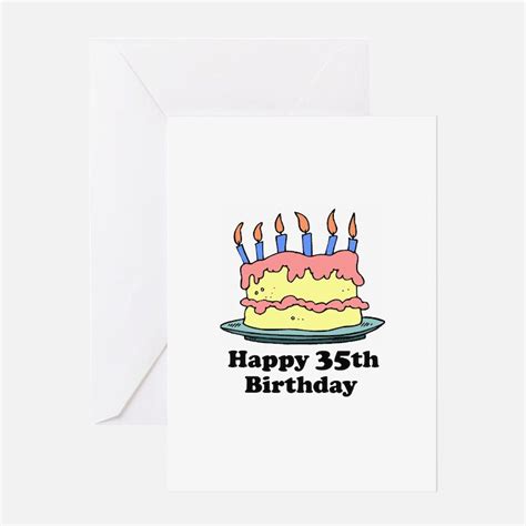 Happy 35th Birthday Happy 35th Birthday Greeting Cards Card Ideas